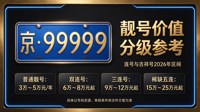 闲置北京租牌照三年价格明细表图表展示